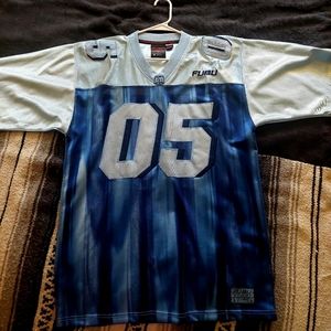 Vtg Fubu Sport #05 "Iceburg" Embroidered Jersey